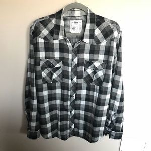 44mm Plaid Button Down